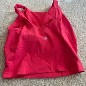 lululemon athletica Bright Pink Athletic Tank with Built‑in Support